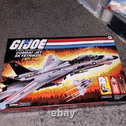 G. I. JOE Combat Jet Skystriker XP-14F new sealed 7 figures plus accessories
