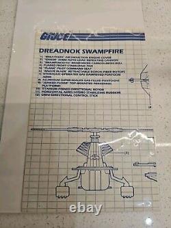 G. I. JOE Dreadnok Swampfire Complete With Blueprints