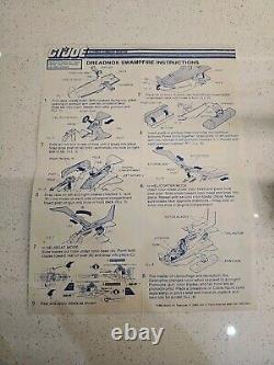 G. I. JOE Dreadnok Swampfire Complete With Blueprints