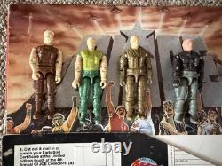 G. I. JOE EARLY BIRD CERTIFICATE PACKAGE. 4 Promo Figures+display 1997 Hasbro Rare