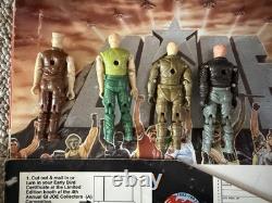 G. I. JOE EARLY BIRD CERTIFICATE PACKAGE. 4 Promo Figures+display 1997 Hasbro Rare