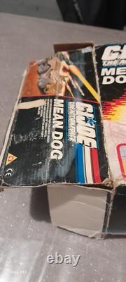 G. I. JOE, MEAN DOG Vehicle & Figures & Accessories, Boxed, 95% complete