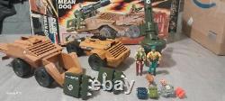 G. I. JOE, MEAN DOG Vehicle & Figures & Accessories, Boxed, 95% complete