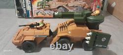 G. I. JOE, MEAN DOG Vehicle & Figures & Accessories, Boxed, 95% complete