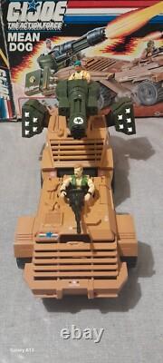 G. I. JOE, MEAN DOG Vehicle & Figures & Accessories, Boxed, 95% complete