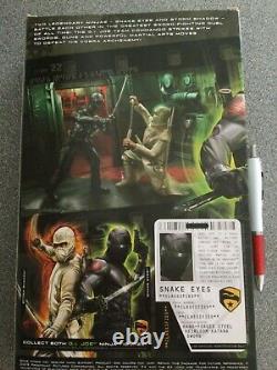 G. I. JOE The Rise of Cobra Snake Eyes Ninja Commando Action Figure In Box
