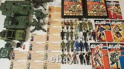 G. I. JOE Vintage lot Action FiguresSnake EyesScarlettStalkerZapCobraHASBRO