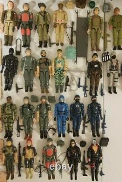 G. I. JOE Vintage lot Action FiguresSnake EyesScarlettStalkerZapCobraHASBRO