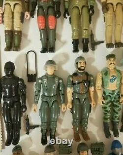 G. I. JOE Vintage lot Action FiguresSnake EyesScarlettStalkerZapCobraHASBRO