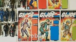 G. I. JOE Vintage lot Action FiguresSnake EyesScarlettStalkerZapCobraHASBRO