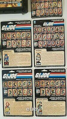 G. I. JOE Vintage lot Action FiguresSnake EyesScarlettStalkerZapCobraHASBRO