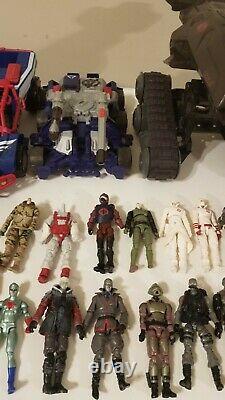 G. I. JOE lot Figures & Vehicles HISS TANK Storm Shadow Snake Eyes Destro HASBRO