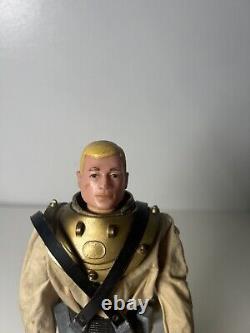 G. I. Joe 1966 Deep Sea Diving Suit Flocked Hair Blonde Figure (b7)