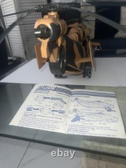 G. I. Joe 1986 Tomahawk Helicopter with Lift-Ticket, Instructions & File Card