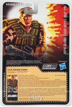 G. I. Joe A Real American Hero SAW Machine Gunner Repeater Figure 2014 Hasbro New