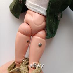 G. I. Joe Action Figure 1964 12 England Palitoy Adventure Team, Flocked Hair