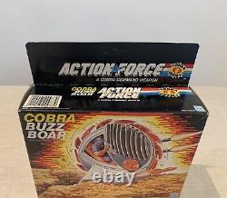 G. I. Joe Action Force Buzz Boar Boxed Unpunched Card Top Complete Great Example