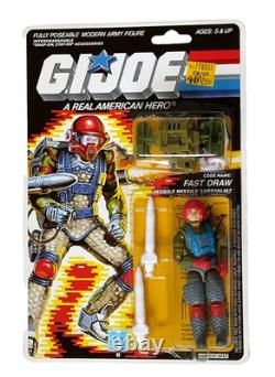 G. I. Joe Action Force Figure 1987 Fast Draw MOC