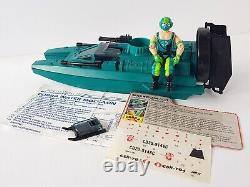 G. I Joe Action Force Water Moccasin Copperhead Blueprint Filecard Complete