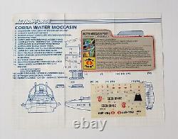 G. I Joe Action Force Water Moccasin Copperhead Blueprint Filecard Complete