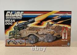 G. I. Joe Action force Mean Dog recon vehicle set 1989 hasbro unused contents