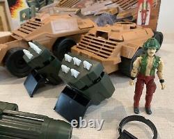 G. I. Joe Action force Mean Dog recon vehicle set 1989 hasbro unused contents