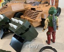 G. I. Joe Action force Mean Dog recon vehicle set 1989 hasbro unused contents