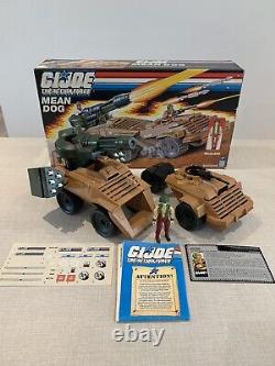 G. I. Joe Action force Mean Dog recon vehicle set 1989 hasbro unused contents