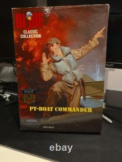 G. I. Joe Classic Collection PT-Boat Commander 12 RARE Collectors Seal In Box