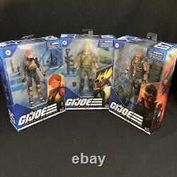 G. I. Joe Classified Series 6 Figures Duke #04 Gung Ho #07 Scarlett #04 Job Lot