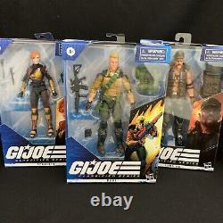 G. I. Joe Classified Series 6 Figures Duke #04 Gung Ho #07 Scarlett #04 Job Lot