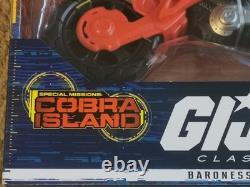 G. I. Joe Classified Series Baroness with Cobra C. O. I. L. Cobra Island. Fig # 13