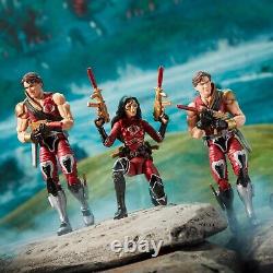 G. I. Joe Classified Series Crimson Strike Team Baroness, Tomax, Xamot 82 Hasbro