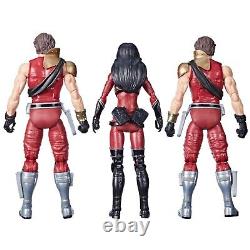 G. I. Joe Classified Series Crimson Strike Team Baroness, Tomax, Xamot 82 Hasbro