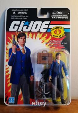 G. I Joe Club FSS Xamot & Tomax (Business Suits) complete w OPEN BOXES GI