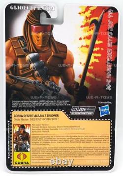 G. I. Joe Cobra Desert Assault Trooper desert Scorpion Action Figure Hasbro NRFP