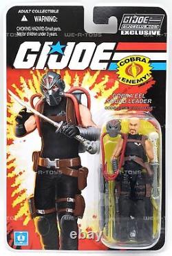 G. I. Joe Cobra Eel Squad Leader Guillotine Action Figure 2017 Hasbro NRFP