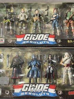 G. I. Joe & Cobra Resolute Battle Set 7-Packs Scarlett Snake Eyes Zartan Destro