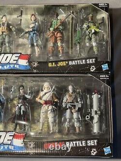 G. I. Joe & Cobra Resolute Battle Set 7-Packs Scarlett Snake Eyes Zartan Destro