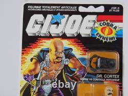 G. I. Joe Dr Cortex (1987) Vintage Hasbro Figure In Blister