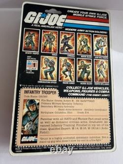 G. I. Joe Grunt Straight Arm 1982 Cobra commander offer card Resealed Peach 9 BK