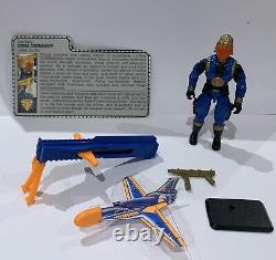 G. I. Joe Hasbro Cobra Commander & Flying missile buzz bomb original 1992 RARE