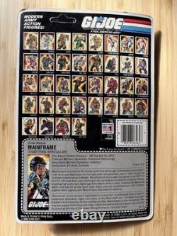 G. I. Joe MAINFRAME MOC 1986 Unpunched Rare Original Action Force Carded