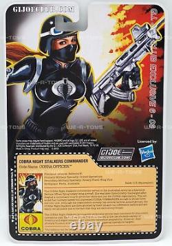 G. I. Joe Night Stalkers Commander Cobra Officer Action Figure 2017 Hasbro NRFP