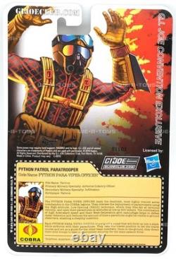 G. I. Joe Python Para-Viper Officer Exclusive Action Figure 2018 Hasbro NRFP