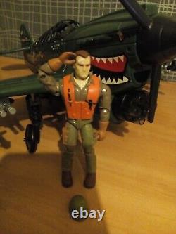 G. I. Joe Sgt Savage P-40 Warhawk Hasbro 1994 complete
