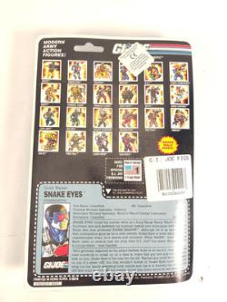 G. I. Joe Snake Eyes action figure carded