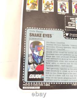 G. I. Joe Snake Eyes action figure carded