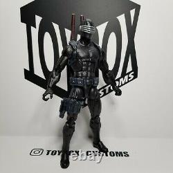 G. I. Joe Snake Eyes custom figure 6 inch scale Marvel Legends 112 scale