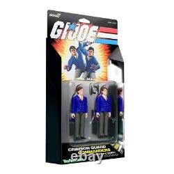 G. I. Joe Super7 ReAction+ Crimson Guard Commanders Tomax and Xamot Twins NEW